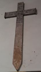 6.Orignal WW1 Grave cross for Lord Seymour